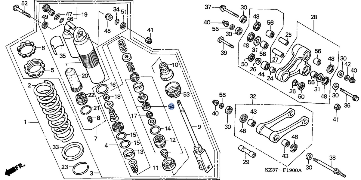 Honda OEM part 52436-MEN-671