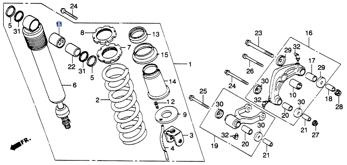 Honda OEM part 52452-KB7-003