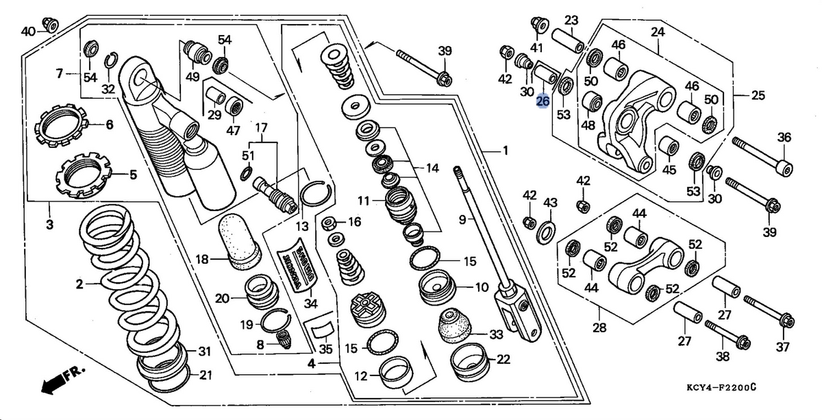 Honda OEM part 52465-MY1-000