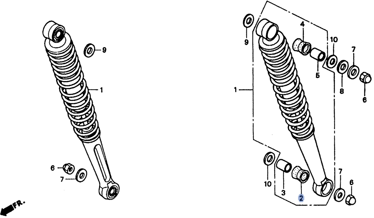 Honda OEM part 52485-088-901
