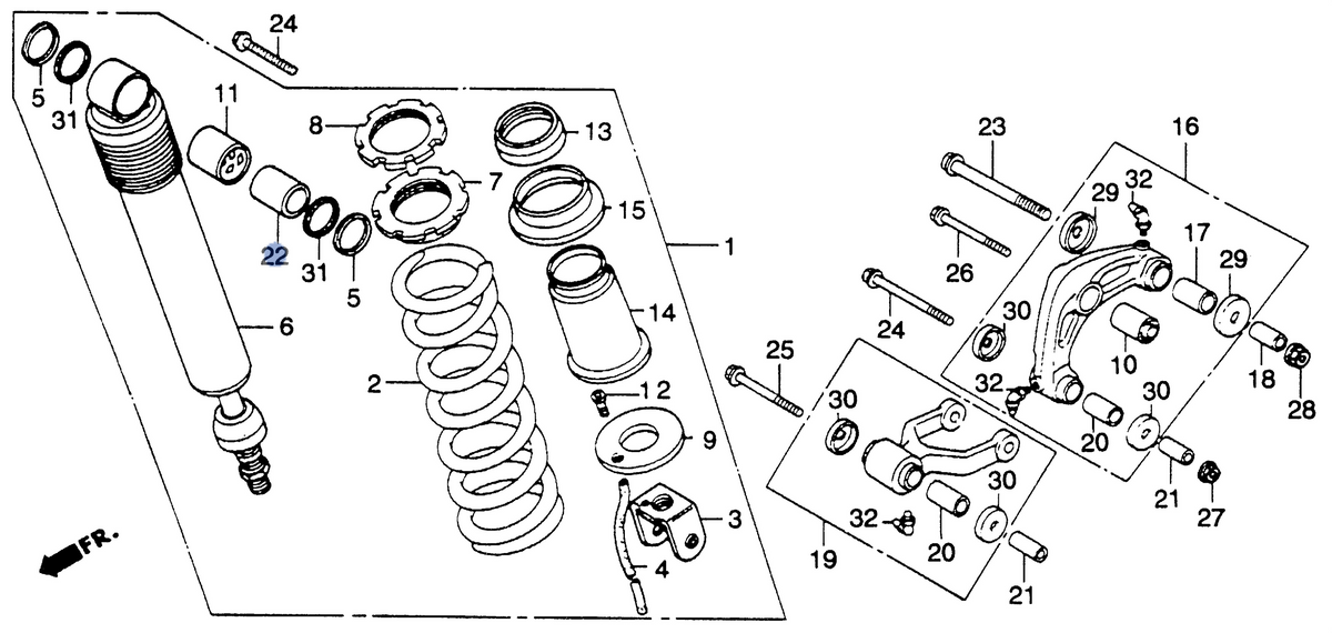 Honda OEM part 52486-KB7-003