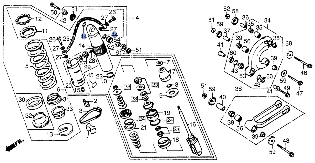 Honda OEM part 52487-KA4-831