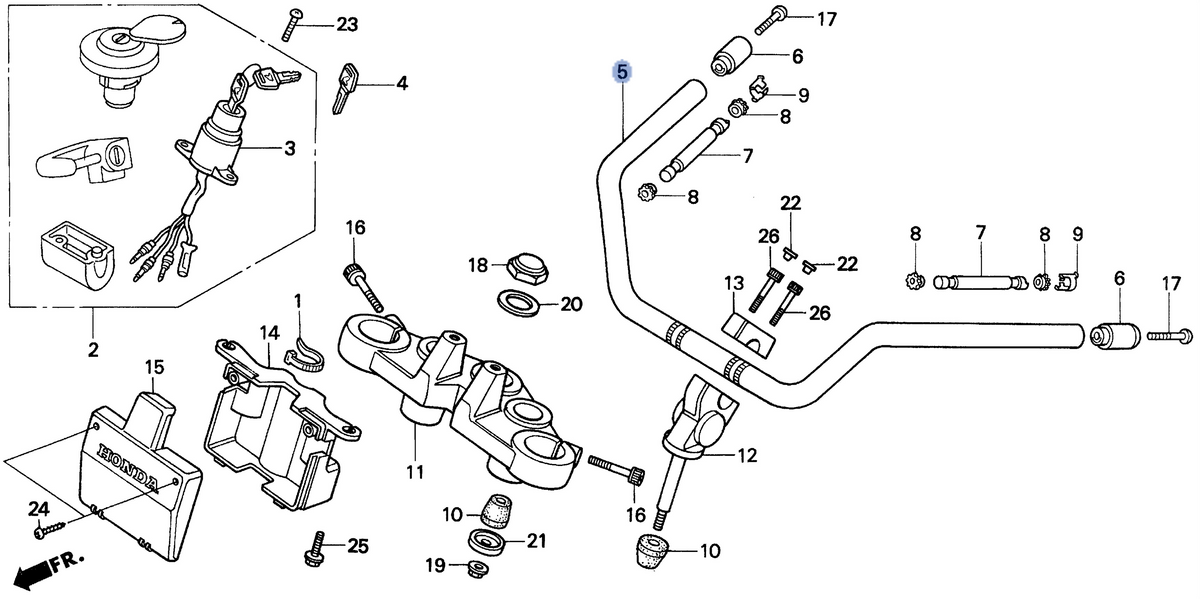 Honda OEM part 53100-KEN-670