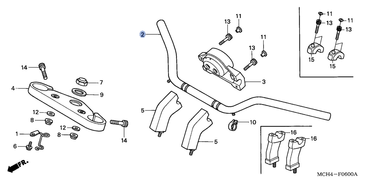 Honda OEM part 53100-MCH-F10