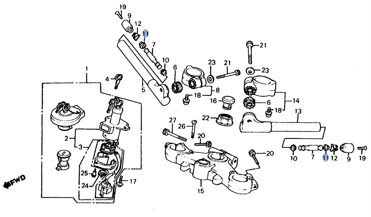 Honda OEM part 53107-MJ0-000