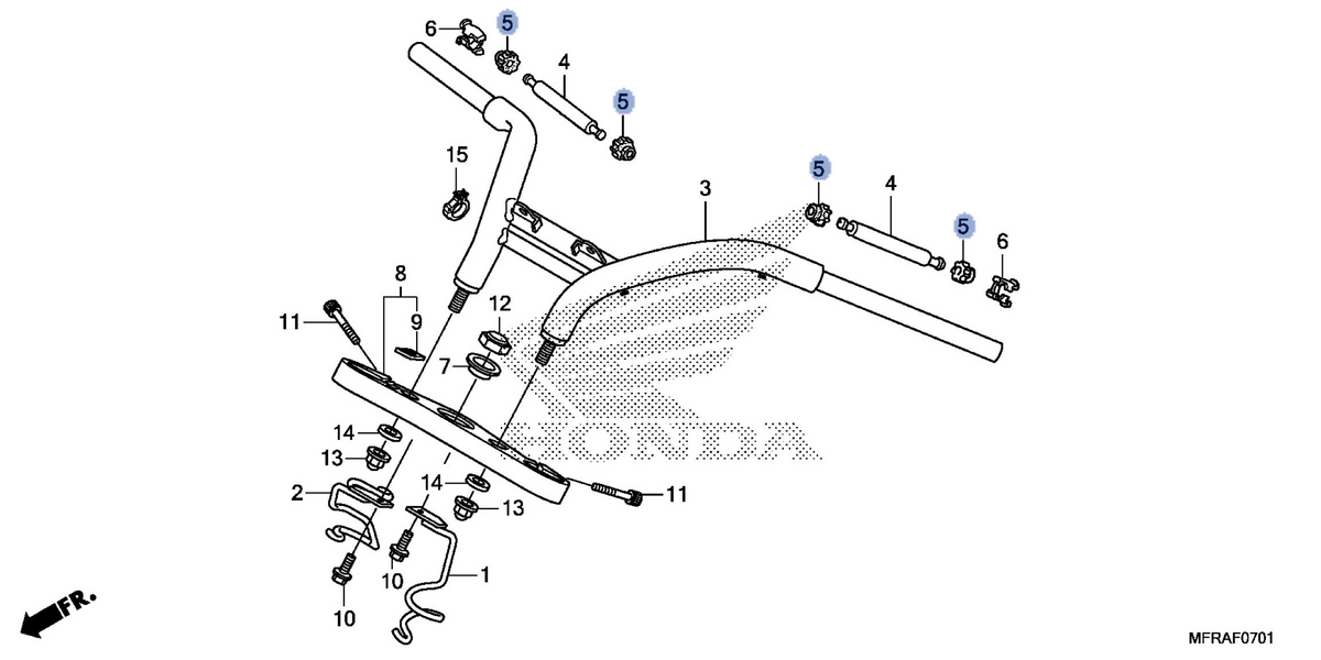Honda OEM part 53107-MM8-000