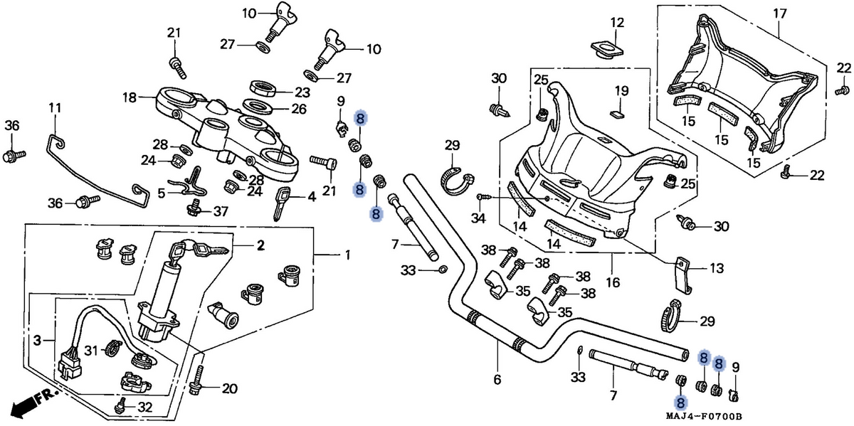 Honda OEM part 53107-MY1-000