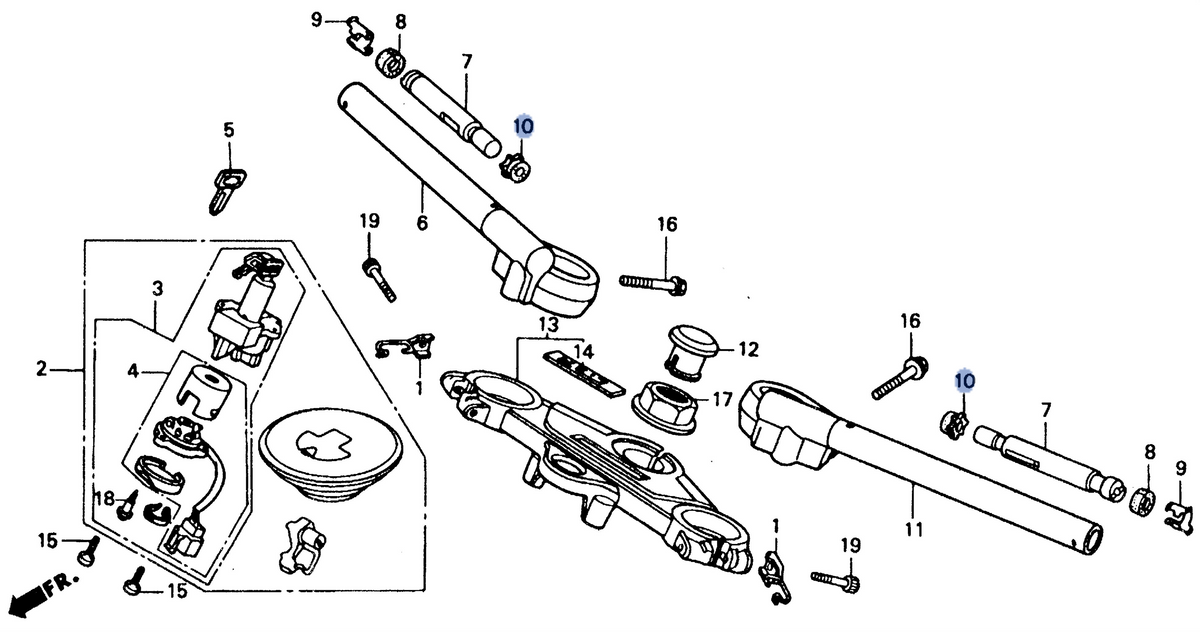 Honda OEM part 53109-MM5-000