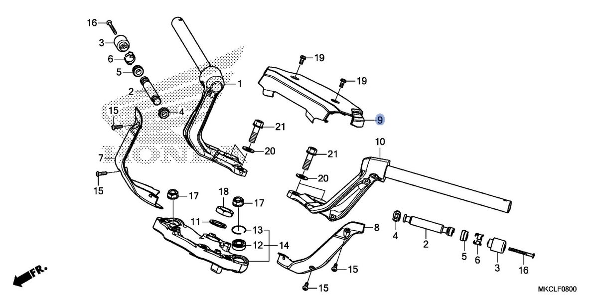 Honda OEM part 53130-MKC-A00