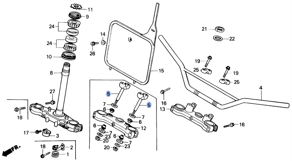 Honda OEM part 53132-KA3-831