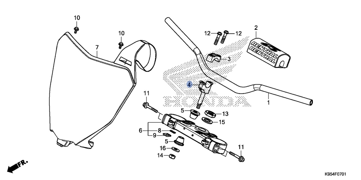 Honda OEM part 53132-MKE-A70