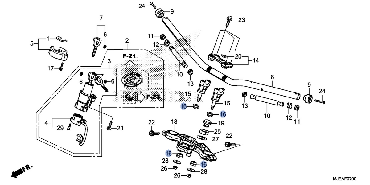 Honda OEM part 53133-K18-900