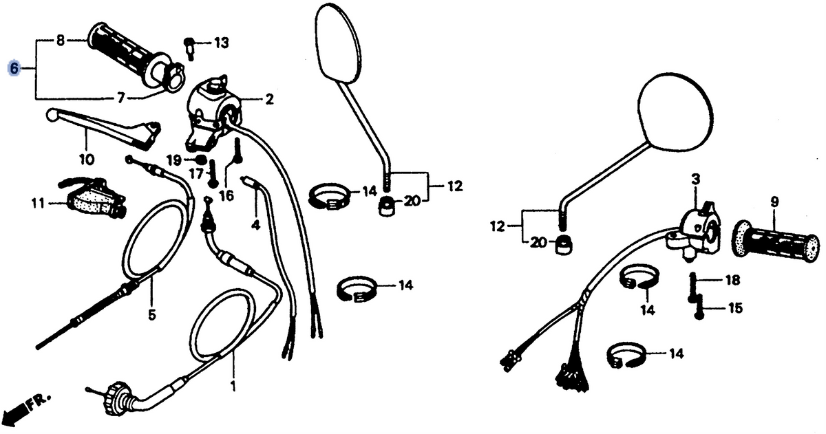 Honda OEM part 53140-126-771