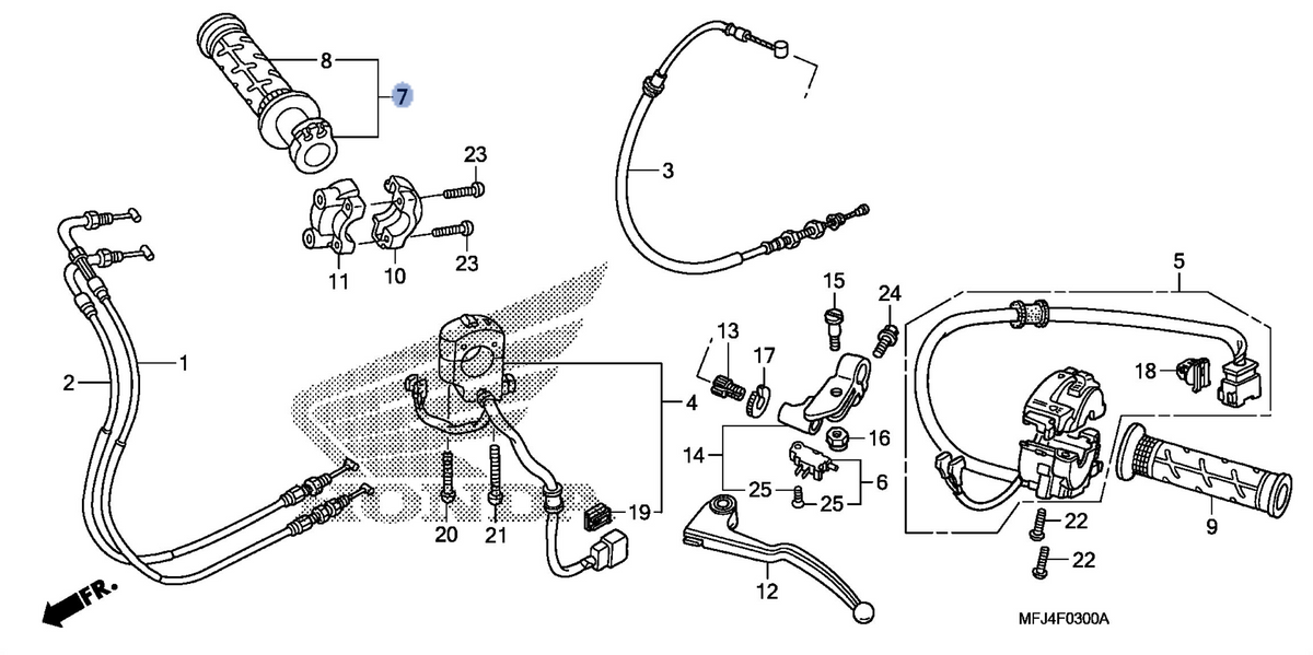Honda OEM part 53140-MCF-305