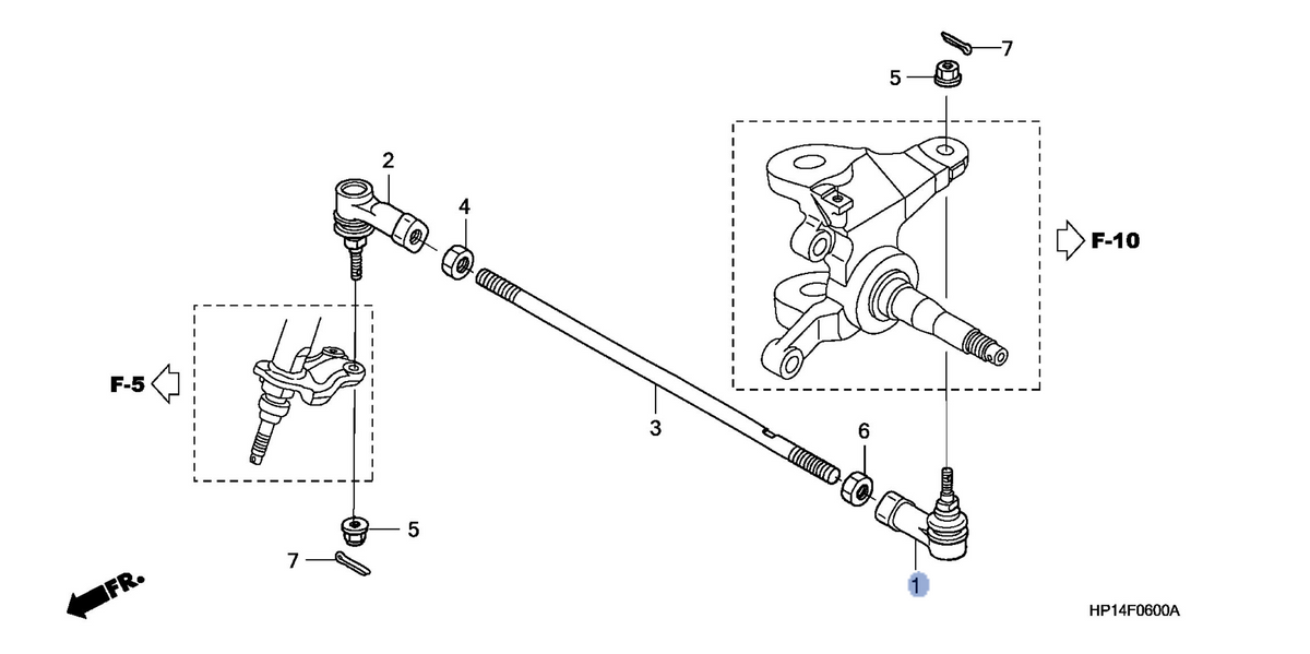 Honda OEM part 53157-HP1-003
