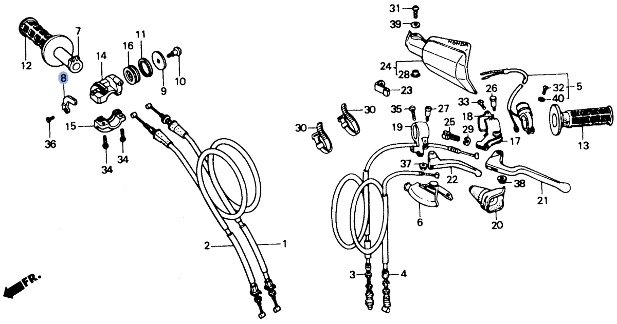 Honda OEM part 53162-MN1-670