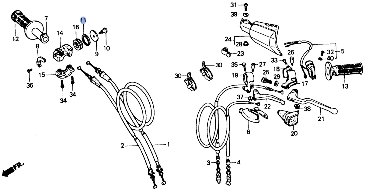 Honda OEM part 53165-MN1-670