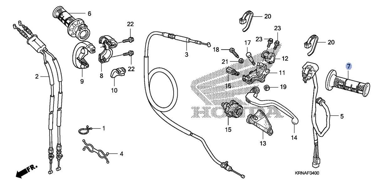 Honda OEM part 53166-MEN-305