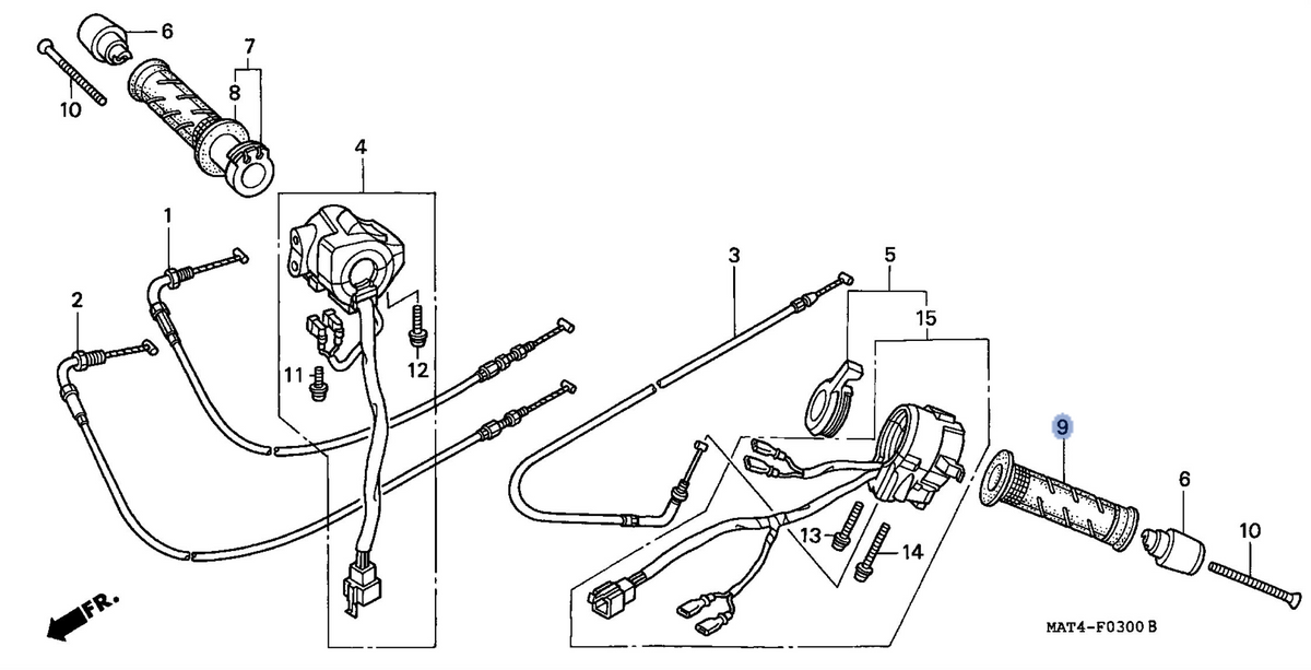 Honda OEM part 53166-MY9-890