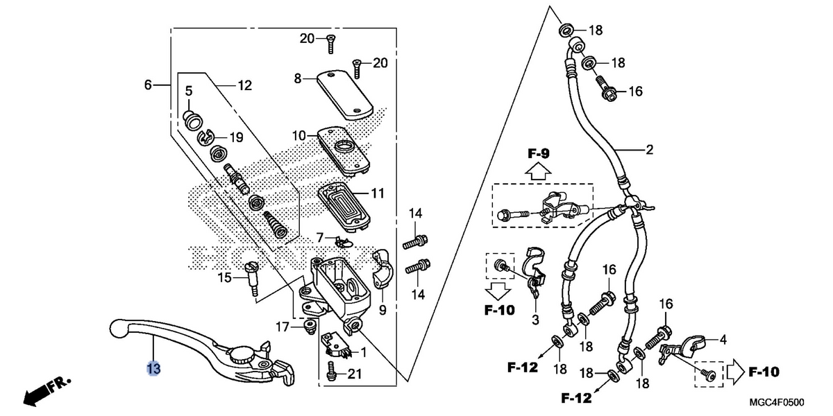 Honda OEM part 53170-MEJ-305
