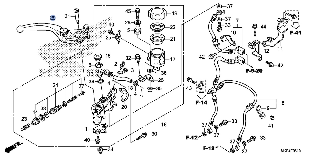 Honda OEM part 53170-MFL-006