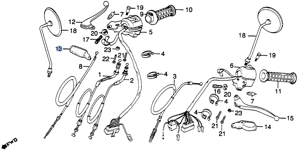 Honda OEM part 53171-402-700