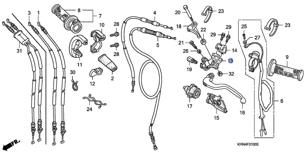Honda OEM part 53172-MEN-670