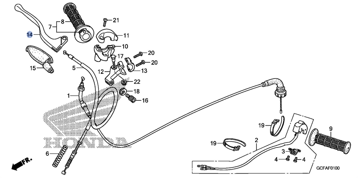 Honda OEM part 53175-GCF-305