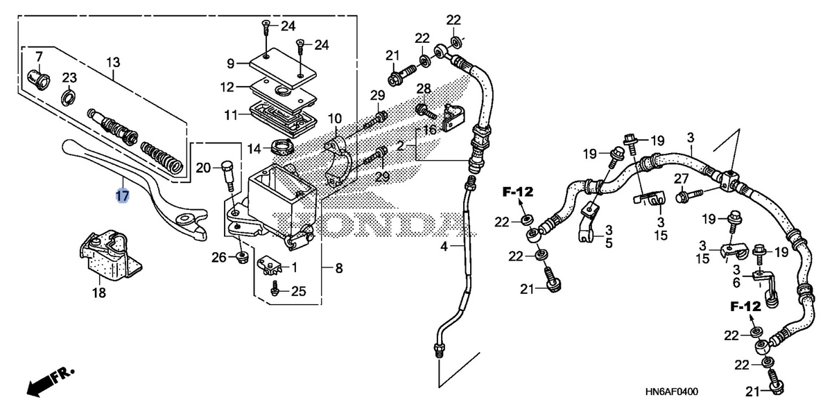 Honda OEM part 53175-HM3-000