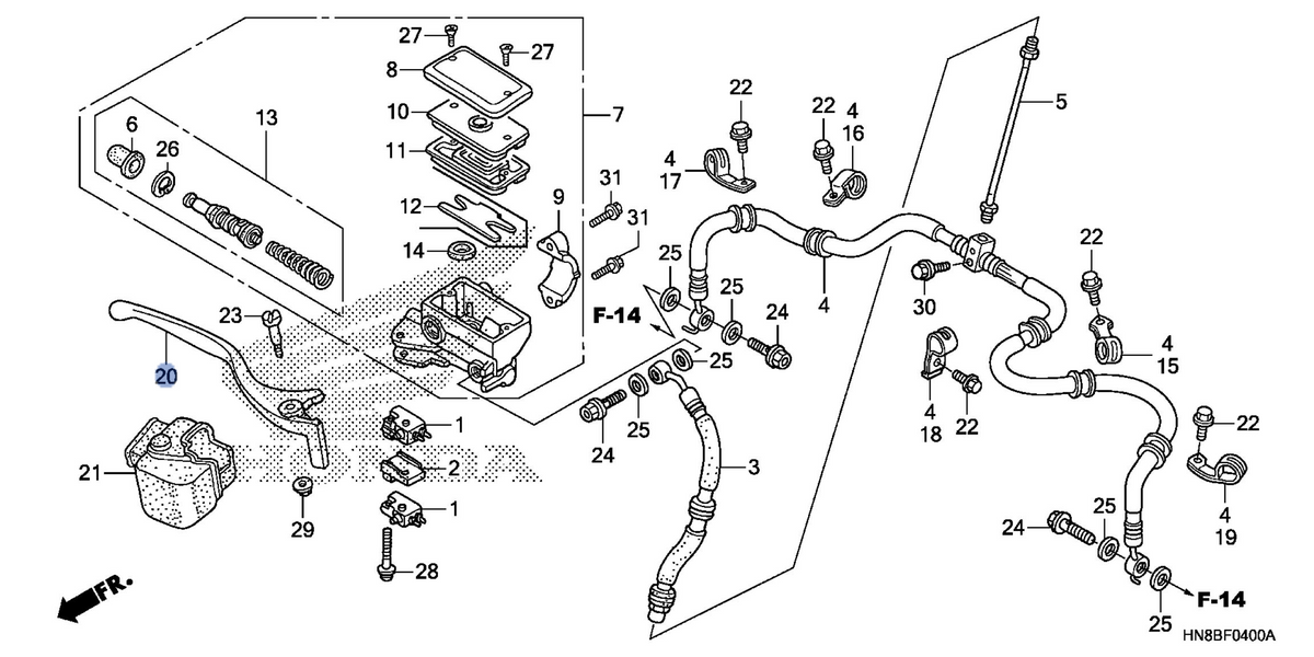Honda OEM part 53175-HP0-A00