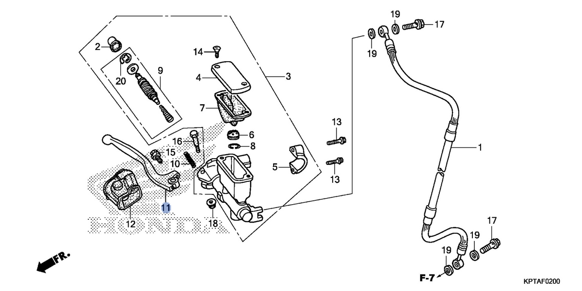 Honda OEM part 53175-KPT-305