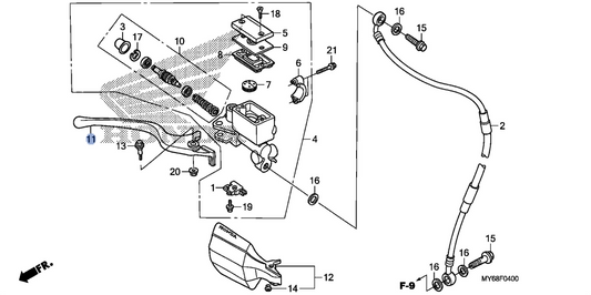 Honda OEM part 53175-MGW-305