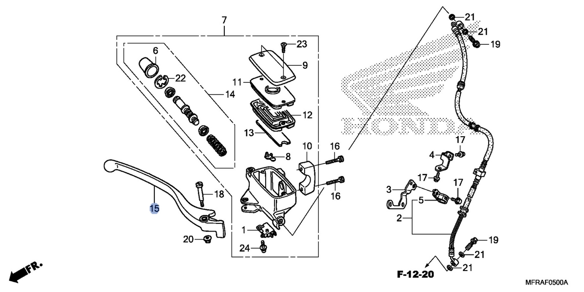 Honda OEM part 53175-MR5-003