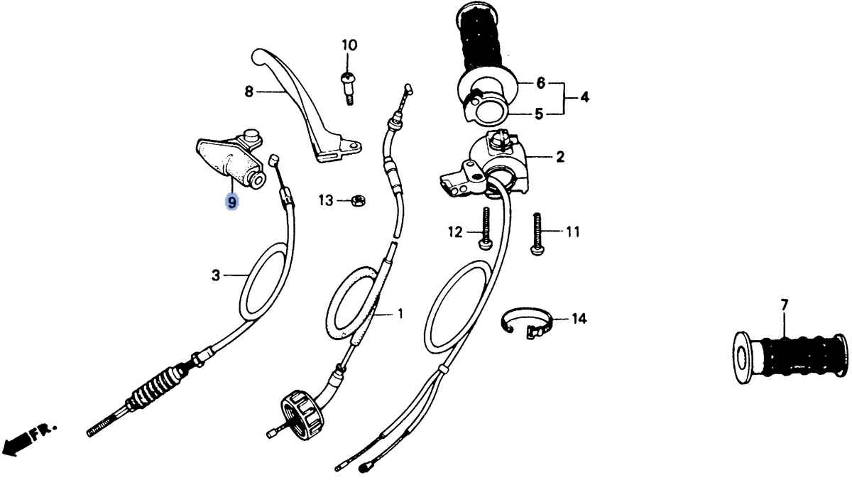 Honda OEM part 53176-170-700