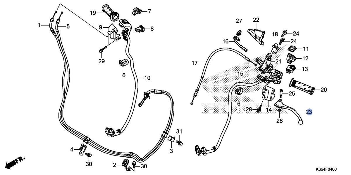 Honda OEM part 53178-K35-305