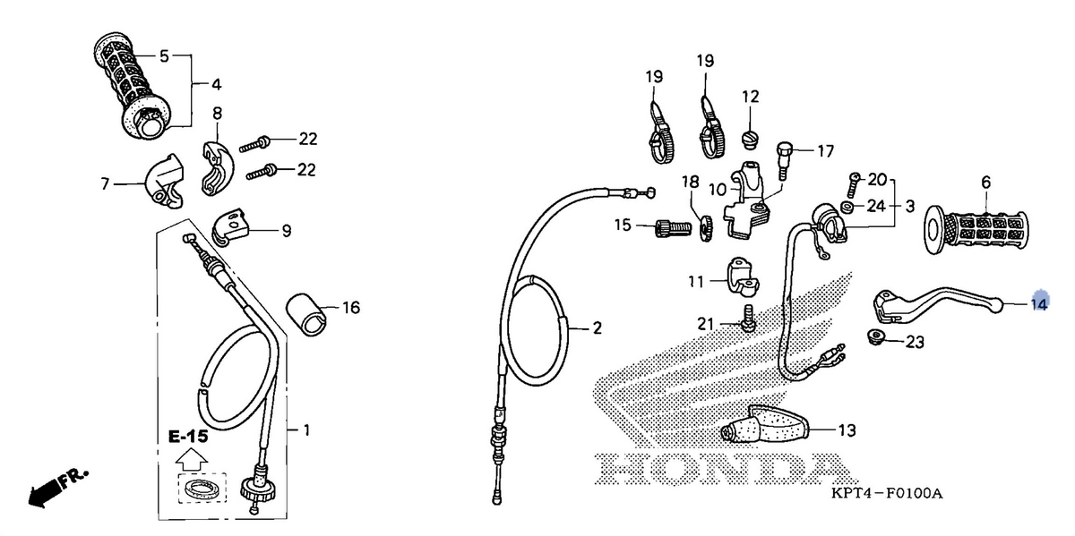 Honda OEM part 53178-KPS-900