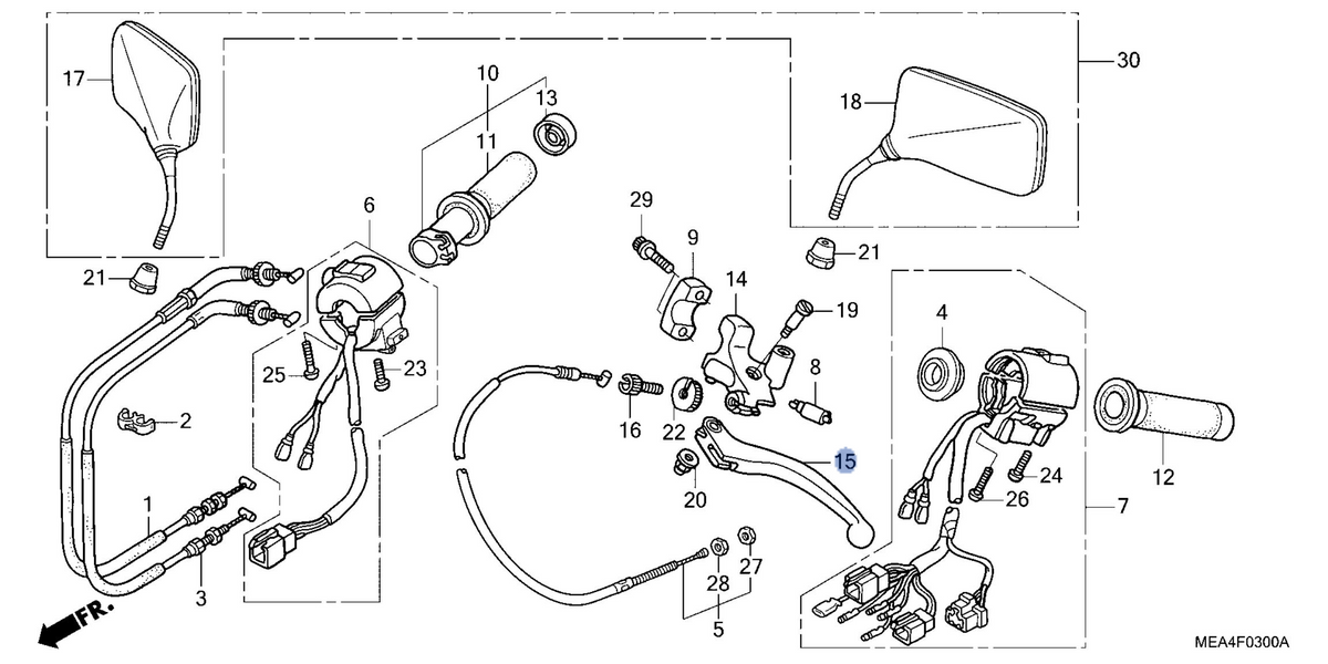 Honda OEM part 53178-MAH-000