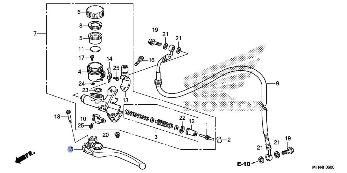 Honda OEM part 53180-MCF-D62