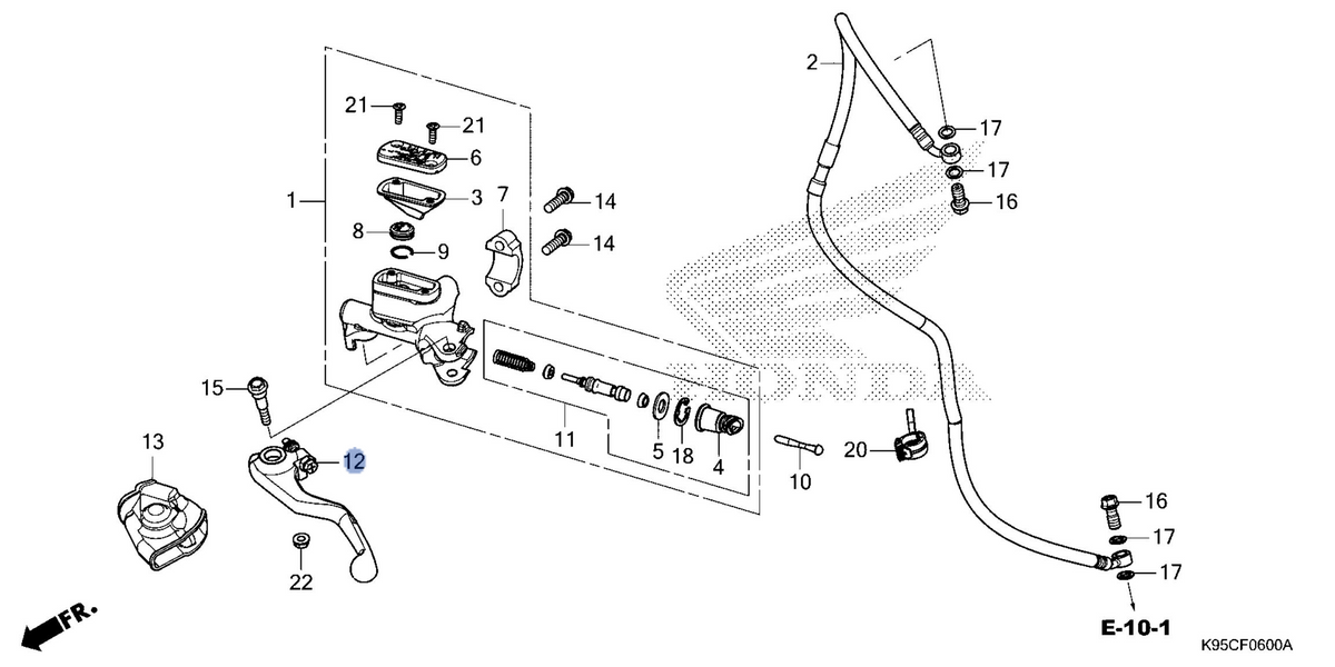 Honda OEM part 53180-MKE-AF1
