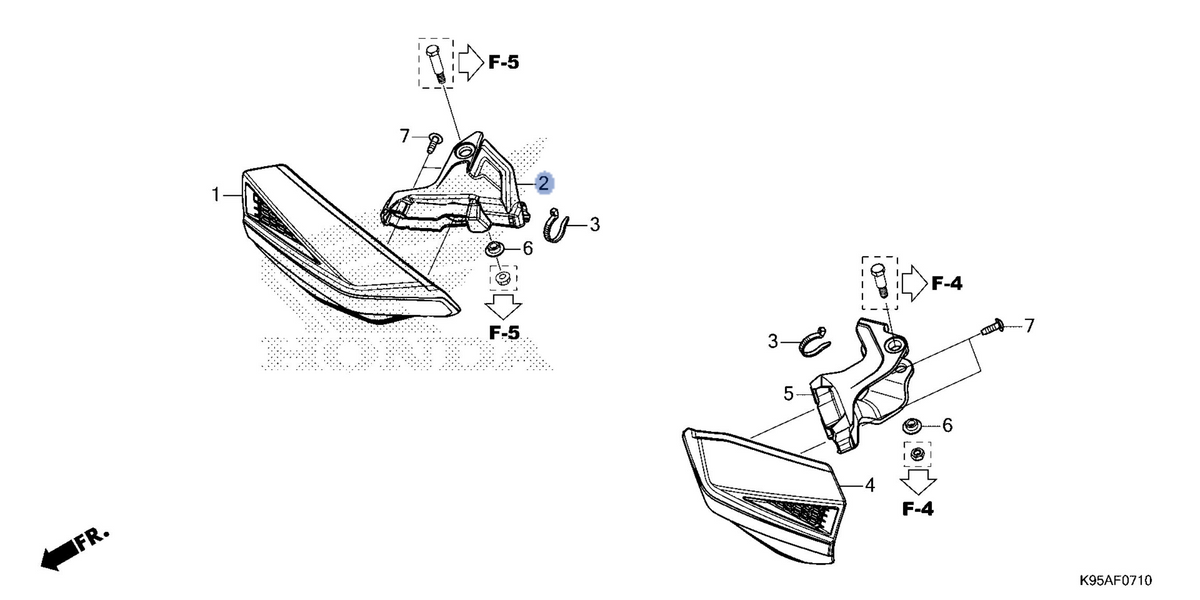 Honda OEM part 53182-MKE-AJ0