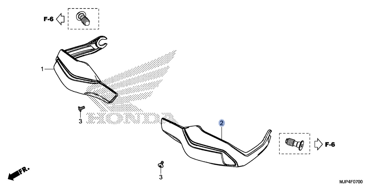 Honda OEM part 53185-MJP-G60ZB