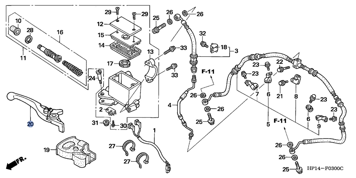 Honda OEM part 53190-HP1-305