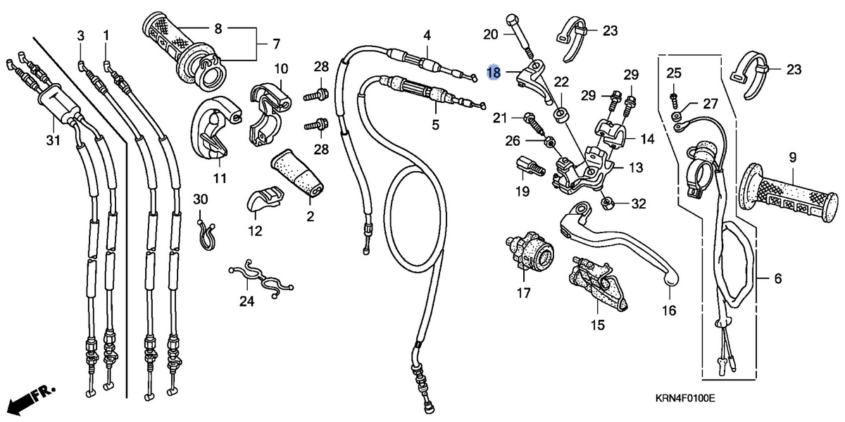 Honda OEM part 53190-MEN-670