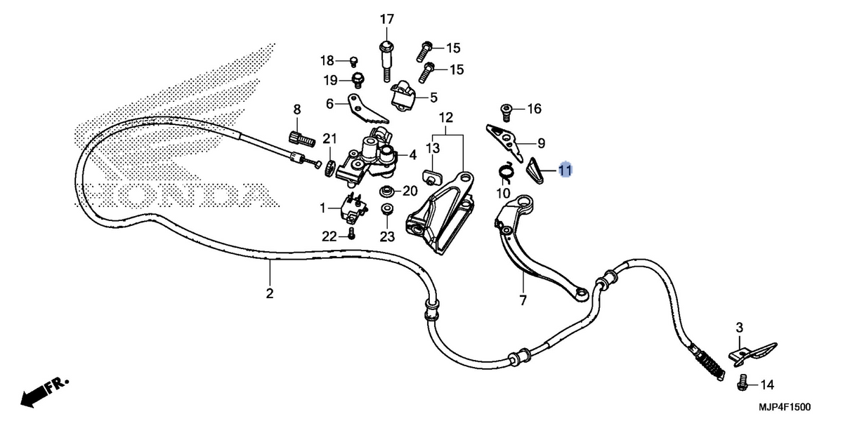 Honda OEM part 53195-MJP-G80