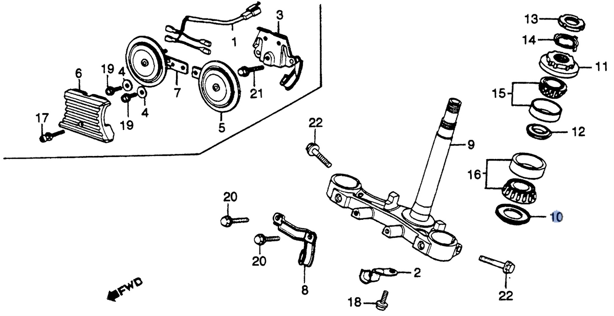 Honda OEM part 53214-371-010
