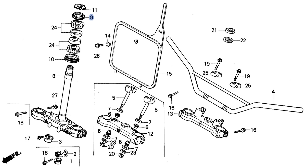 Honda OEM part 53214-KA3-732
