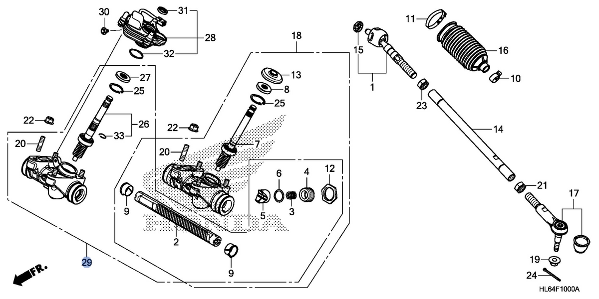 Honda OEM part 53840-HL6-A71
