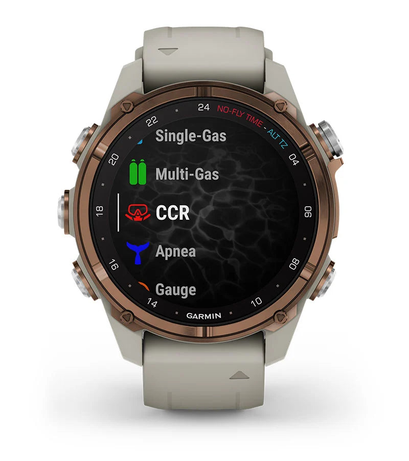 Descent™ Mk3i – 43 mm 010-02753-13 Bronze PVD Titanium with French Gray Silicone Band