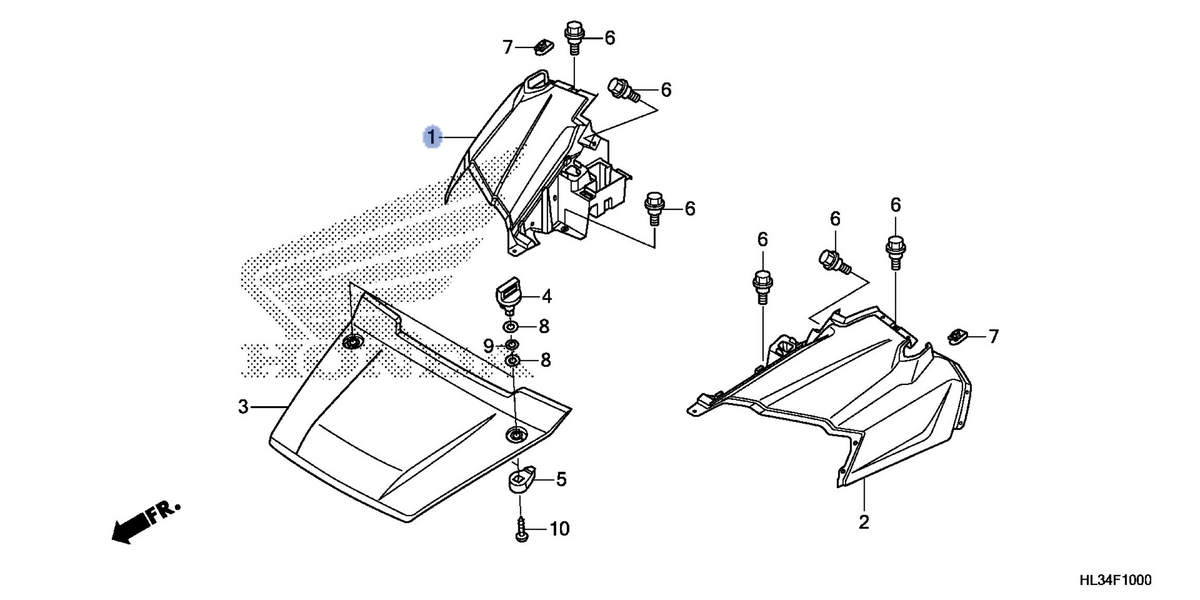 Honda OEM part 61100-HL3-A00ZA
