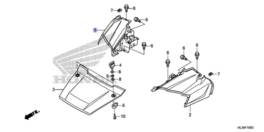 Honda OEM part 61100-HL3-A00ZB